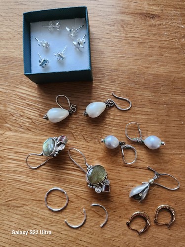 Silver earings selction 925 - silver,