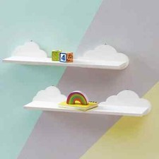 White Cloud Floating Shelves
