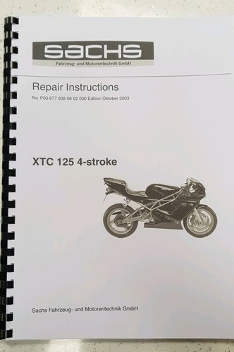 Sachs xtc 125 stroke service - sachs,