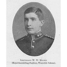 BOER WAR Lieut W.W Meldon