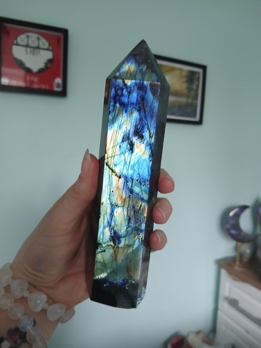 Labradorite tower - labradorite,