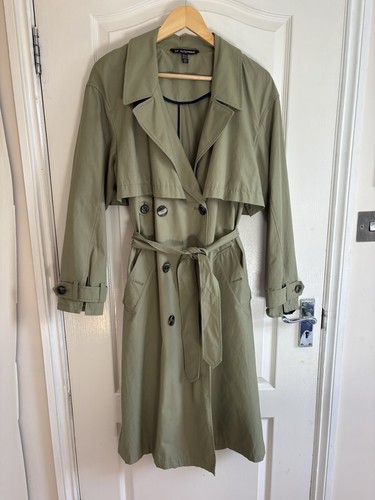 Zara khaki green cotton - green,