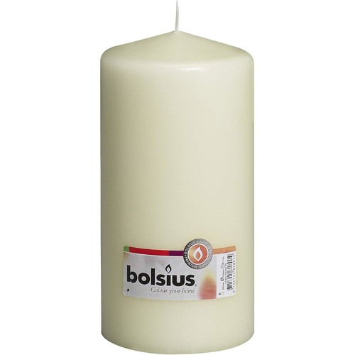Bolsius ivory pillar candle - ivory,