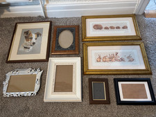 Vintage Frames Bundle Old Photo Picture Ornate Retro Frames Wood Metal Joblot