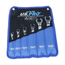 US PRO 6pc Flare Nut Wrench