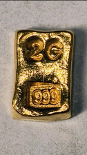 2 Gram Solid 24ct Gold Bar