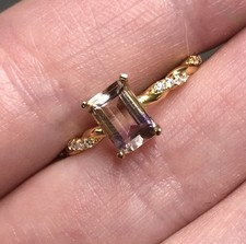 Sterling Silver With Gold