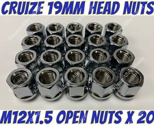 Alloy Wheel Nuts open x 20 M12x1.5  Ford Mondeo P100 Transit Connect Probe