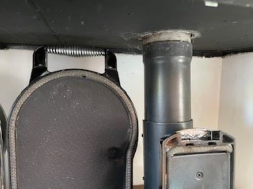 Aga wood burner - aga, burning