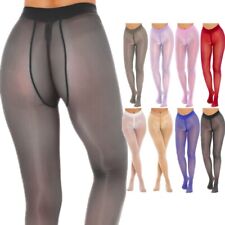 Sexy Women's Zipper Crotch Sheer Pantyhose Tights Crotch Pantyhose Stockings UK