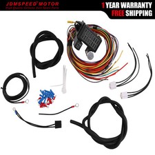 8 Circuit Fuse Wire Harness Kit Wiring Supplies Universal Fit Muscle Car Hot Rod