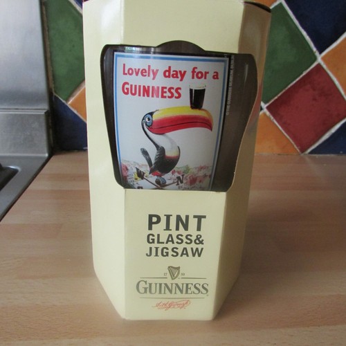 Guinness toucan pint glass - toucan,