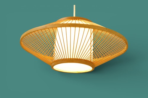 Handmade bamboo ellipsoid - bamboo,