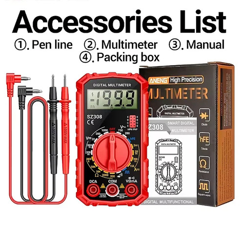 Aneng sz308 digital multimeter - aneng,