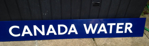 London underground enamel - underground,