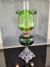 Antique Victorian Green  Glass