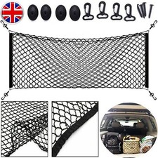 UK Large Car Cargo Net Nylon Elastic Mesh Luggage Cargo Storage Pickup Tidy Net