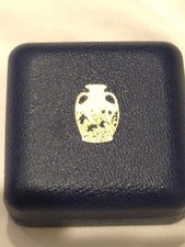 PAIR OF VINTAGE 1987 WEDGWOOD CHRISTMAS BLUE JASPER WARE Thimbles original box 