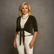 WOMENS LADIES SPARKLY TIE