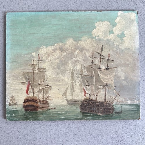 Battle trafalgar oil - battle, of