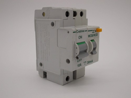Crabtree polestar rcbo amp - 10,