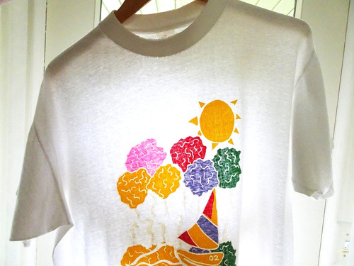 Vtg 90s sailboat - vtg,
