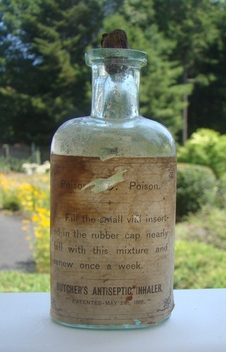 Antique poison butcher s - poison-, butcher's