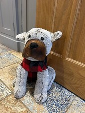 Dog Grey Fluffy Soft Weighted