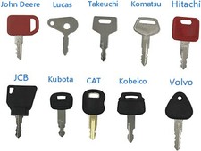 UK 10XPlant Key Set Excavator