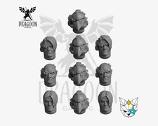 Crow Guard Space Knights Heads