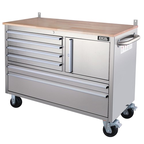 Stainless steel tool cabinet - stainless,
