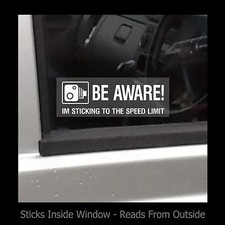 Be aware im sticking to speed
