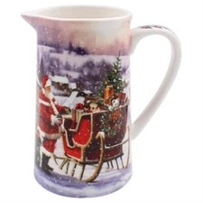Santa claus milk jug fine - jug,