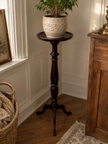 Vintage mahogany pedestal - vintage,