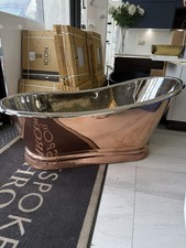B C Designs BC Designs 1700Mm Slipper Bath Copper / Nickel Ex Display