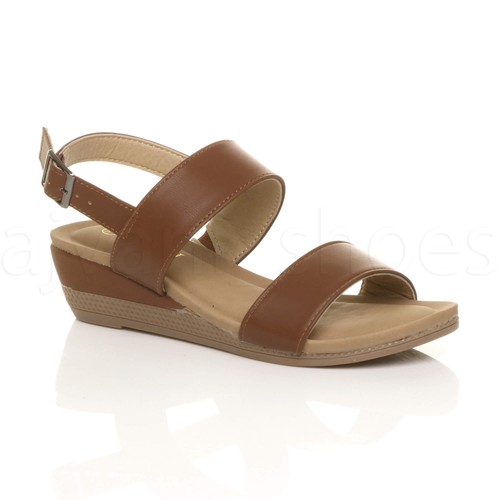Womens ladies low mid - womens, wedge
