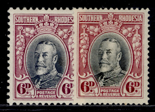 Southern rhodesia sg20a - southern, +