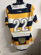 Match Worn #22 Portobello RFC Scotland Rugby Shirt/Jersey-2XL-Mint