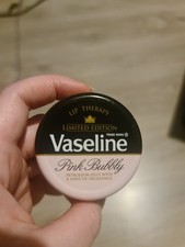 Vaseline Limited Edition Pink Bubbly petroleum jelly lip balm discontinued rare