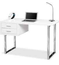 High Gloss White  Desk / nail technician desk / dressing table