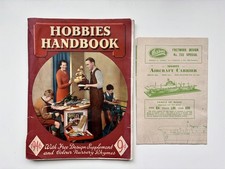 Vintage Hobbies Handbook 1946 with Design supplement of Model Aircraft Carrier
