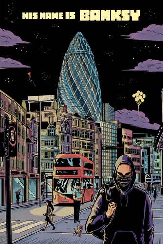 Banksy graphic novel his - banksy:,