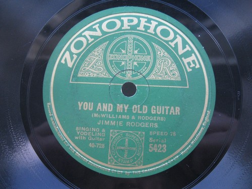 Jimmie rodgers rpm you and - jimmie,