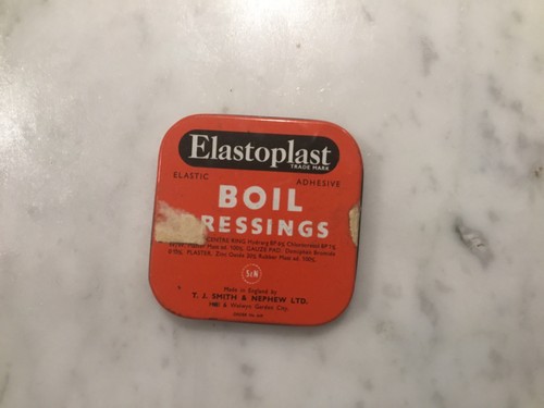 Vintage elastoplast tin - vintage,