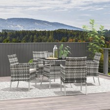 Oasis Five Piece Rattan Dining