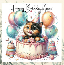 Personalised TORTOISESHELL CAT