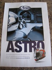ARAI HELMETS ASTRO PETER NEAL DUCATI ENTHUSIAST 2004 ADVERT A4 FILE 34