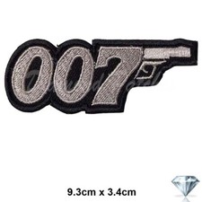 James bond embroidery patch
