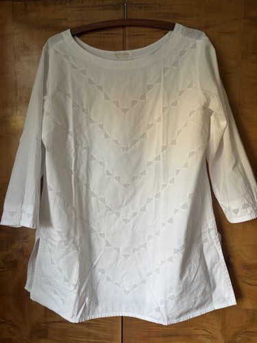 Fabindia white tunic - tunic, size
