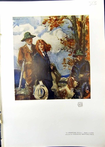 Antique print studio - antique, 1911
